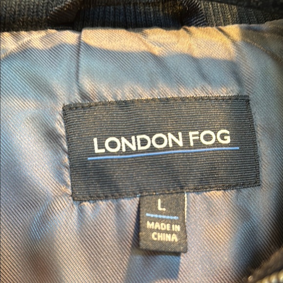 London Fog Men's Black Wool Coat - Picture 2 of 5